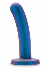 Синяя насадка с гладкой поверхностью Surrender 5.75 Inch Intermediate Pegging Dildo - 14,6 см. - Blush Novelties - купить с доставкой в Мурманске