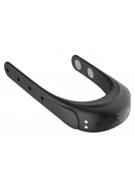 Черное эрекционное виброкольцо на ремешках - Boys of Toys - в Мурманске купить с доставкой