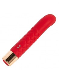 Красный вибратор для G-точки - 14,5 см. - Boys of Toys