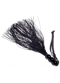 Черная силиконовая плетка - 25,4 см. - Boys of Toys - купить с доставкой в Мурманске