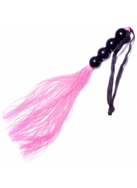 Розовая силиконовая плеть - 35,5 см. - Boys of Toys - купить с доставкой в Мурманске