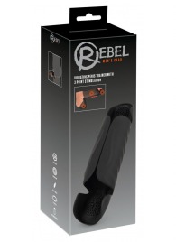 Черный вибромастурбатор с трехточечной стимуляцией Penis Trainer with 3 Point Stimulation - Orion - в Мурманске купить с доставкой