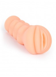 Телесный мастурбатор-вагина с эрекционными кольцами в комплекте - Sexy Girl - в Мурманске купить с доставкой