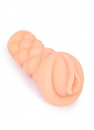 Телесный мастурбатор-вагина с вибропулей и эрекционными кольцами в комплекте - Sexy Girl - в Мурманске купить с доставкой