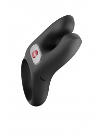 Черное эрекционное виброкольцо Nos - Fun Factory - в Мурманске купить с доставкой