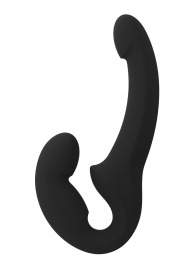 Черный безремневой страпон Share Lite - Fun Factory - купить с доставкой в Мурманске