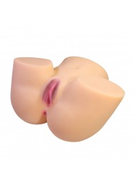 Телесный мастурбатор Liora с 2 любовными тоннелями - Baile - в Мурманске купить с доставкой