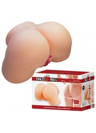 Телесный мастурбатор с 2 любовными отверстиями Olivia - Baile - в Мурманске купить с доставкой