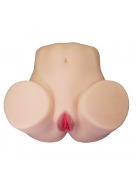 Телесный мастурбатор Julia с 2 любовными каналами - Baile - в Мурманске купить с доставкой