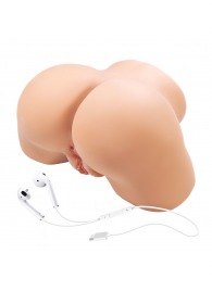 Телесный мастурбатор Olivia с 2 любовными отверстиями - Baile - в Мурманске купить с доставкой