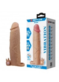 Телесная насадка на пенис Xerxes - 22 см. - Baile - в Мурманске купить с доставкой