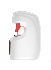 Белый мастурбатор с язычком и возвратно-поступательными движениями - Secwell - в Мурманске купить с доставкой