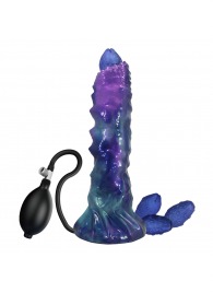 Фиолетовый яйцеродящий фаллоимитатор Duskwalker Sentinal на присоске - 22,4 см. - Baile - купить с доставкой в Мурманске