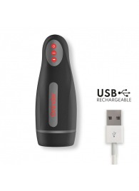 Черный автоматический мастурбатор с управлением через приложение - Oninder - в Мурманске купить с доставкой