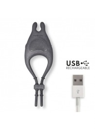 Черное эрекционное виброкольцо с управлением через приложение - Oninder - в Мурманске купить с доставкой