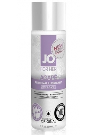 Лубрикант на водной основе для женщин JO AGAPE LUBRICANT ORIGINAL - 60 мл. - System JO - купить с доставкой в Мурманске