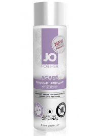 Женский лубрикант на водной основе JO AGAPE LUBRICANT ORIGINAL - 120 мл. - System JO - купить с доставкой в Мурманске