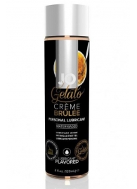 Лубрикант с ароматом крем-брюле JO GELATO CREME BRULEE - 120 мл. - System JO - купить с доставкой в Мурманске