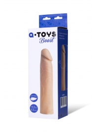 Реалистичная насадка с ярко выраженной головкой - 16,5 см. - A-toys - в Мурманске купить с доставкой