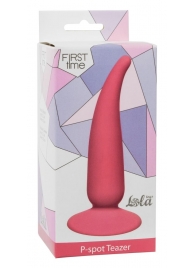 Розовая анальная пробка P-spot Teazer Pink - 12,2 см. - Lola Games - в Мурманске купить с доставкой