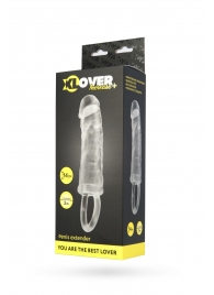 Прозрачная насадка с петлёй для фиксации - 14 см. - ToyFa - в Мурманске купить с доставкой