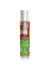 Смазка с ароматом тропических фруктов JO Flavored Tropical Passion - 30 мл. - System JO - купить с доставкой в Мурманске