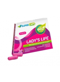 Возбуждающие капсулы Ladys Life - 14 капсул (0,35 гр.) - SuperCaps - купить с доставкой в Мурманске