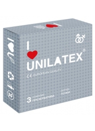 Презервативы с точками Unilatex Dotted - 3 шт. - Unilatex - купить с доставкой в Мурманске