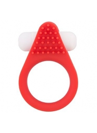 Красное эрекционное кольцо LIT-UP SILICONE STIMU RING 1 RED - Dream Toys - в Мурманске купить с доставкой