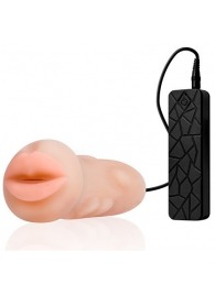 Мастурбатор-ротик с вибрацией REALSTUFF VIBRATING MASTURBATOR MOUTH - Dream Toys - в Мурманске купить с доставкой