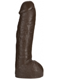 Большая насадка для трусиков Vac-U-Lock Realistic Hung - 31,7 см. - Doc Johnson - купить с доставкой в Мурманске