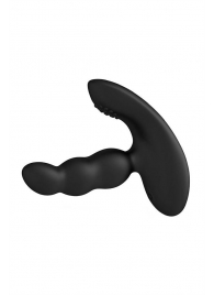 Черный силиконовый стимулятор простаты Levett Nitoc с пультом ДУ - Levett - в Мурманске купить с доставкой