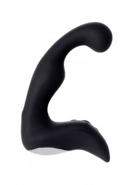 Чёрный изогнутый вибростимулятор простаты Erotist - Erotist Adult Toys - в Мурманске купить с доставкой