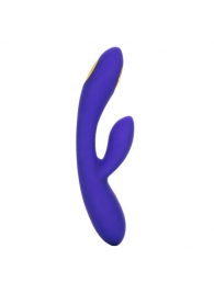 Фиолетовый вибратор с функцией электростимуляции Intimate E-Stimulator Dual Wand - 21,5 см. - California Exotic Novelties - купить с доставкой в Мурманске