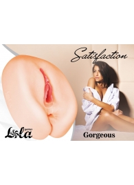 Мастурбатор с 2 тоннелями Satisfaction Gorgeous - Lola Games - в Мурманске купить с доставкой