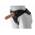 Черный пояс-трусики с двумя насадками Soft-Dolli - 16,5 и 10,5 см. - LOVETOY (А-Полимер) - купить с доставкой в Мурманске
