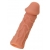 Телесная реалистичная насадка KOKOS Extreme Sleeve 05 с дополнительной стимуляцией - 12,7 см. - KOKOS - в Мурманске купить с доставкой