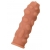 Телесная реалистичная насадка KOKOS Extreme Sleeve 11 с дополнительной стимуляцией - 12,7 см. - KOKOS - в Мурманске купить с доставкой