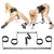 Комплект наручников и наножников с распорками Spread  em Bar and Cuff Set - Pipedream - купить с доставкой в Мурманске