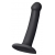 Черный фаллос на присоске Silicone Bendable Dildo S - 17 см. - Strap-on-me - купить с доставкой в Мурманске