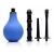 Анальный душ с 3 насадками Premium One-way Valve Anal Douche Set - XR Brands - купить с доставкой в Мурманске