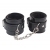 Черные оковы на ноги Obey Me Leather Ankle Cuffs - Chisa - купить с доставкой в Мурманске