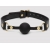 Черный кляп-шар Bound to You Faux Leather Ball Gag - Fifty Shades of Grey - купить с доставкой в Мурманске