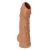 Телесная насадка с пупырышками и открытой головкой Nude Sleeve S - 10 см. - KOKOS - в Мурманске купить с доставкой
