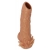 Телесная насадка с усиками и открытой головкой Nude Sleeve S - 10 см. - KOKOS - в Мурманске купить с доставкой