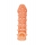 Телесная закрытая насадка с пупырышками Cock Sleeve Size M - 15,6 см. - KOKOS - в Мурманске купить с доставкой