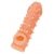 Телесная закрытая насадка с пупырышками Cock Sleeve Size L - 17,6 см. - KOKOS - в Мурманске купить с доставкой