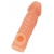 Телесная закрытая насадка с шершавой головкой Cock Sleeve Size M - 15,6 см. - KOKOS - в Мурманске купить с доставкой