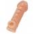 Телесная закрытая насадка с шишечками Cock Sleeve Size S - 13,8 см. - KOKOS - в Мурманске купить с доставкой