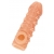 Телесная закрытая насадка с пучками шишечек Cock Sleeve Size L - 17,6 см. - KOKOS - в Мурманске купить с доставкой